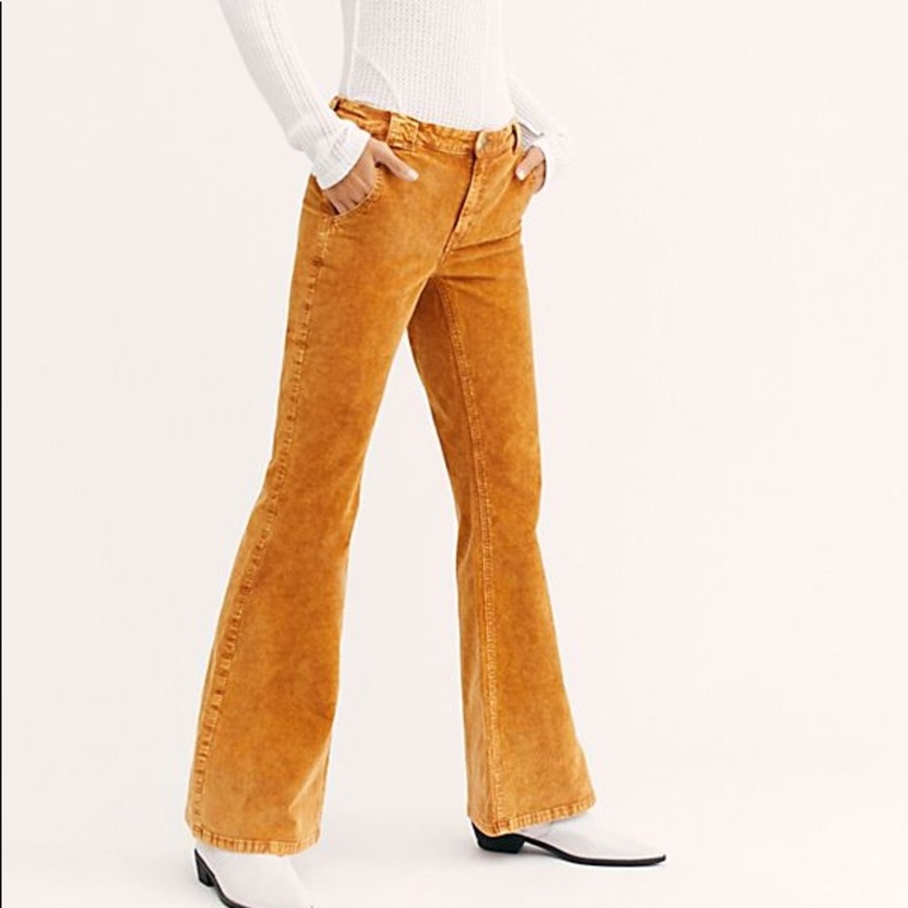 Free People Mesa Cord Hiphugger Jeans